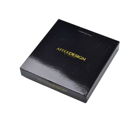 RALPH BLACK Komplet 2 talerzy deserowych 24,5cm x 21cm x h2cm RALPH BLACK Komplet 2 talerzy deserowych 24,5cm x 21cm x h2cm