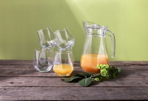 ADEL Komplet dzbanek i 6 szklanek1,4L 6x330ml ADEL Komplet dzbanek i 6 szklanek1,4L 6x330ml