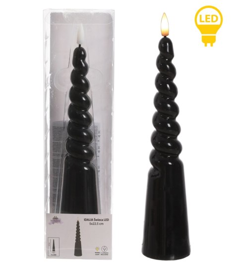 IDALIA Świeca LED 5xh25cm IDALIA Świeca LED 5xh25cm