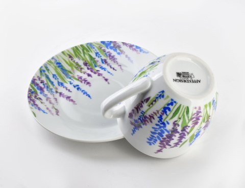JOY Komplet 6 filiżanek ze spodkiem 250ml JOY Komplet 6 filiżanek ze spodkiem 250ml