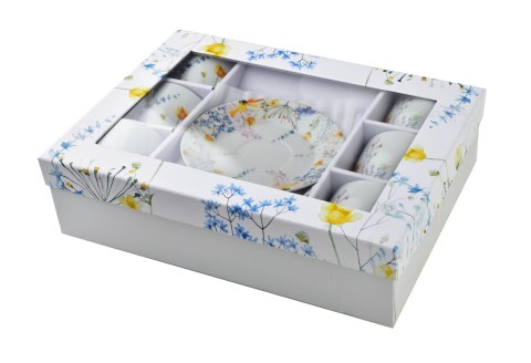 JOY Komplet 6 filiżanek ze spodkiem 250ml JOY Komplet 6 filiżanek ze spodkiem 250ml