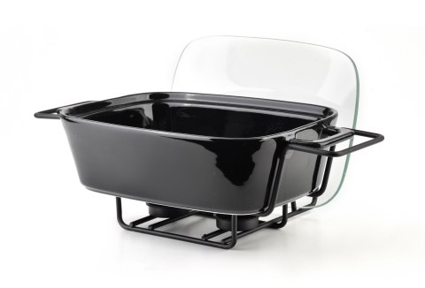 MODERN KITCHEN Naczynie z podgrzewaczem1,4L 36x25x15cm MODERN KITCHEN Naczynie z podgrzewaczem1,4L 36x25x15cm