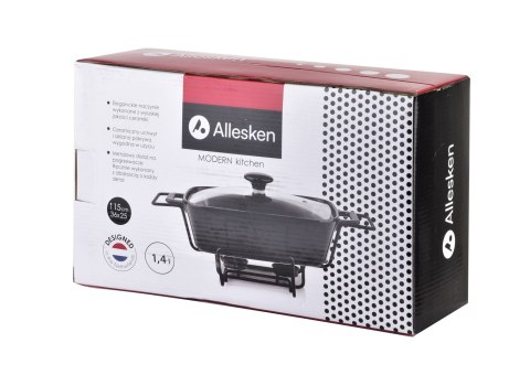 MODERN KITCHEN Naczynie z podgrzewaczem1,4L 36x25x15cm MODERN KITCHEN Naczynie z podgrzewaczem1,4L 36x25x15cm