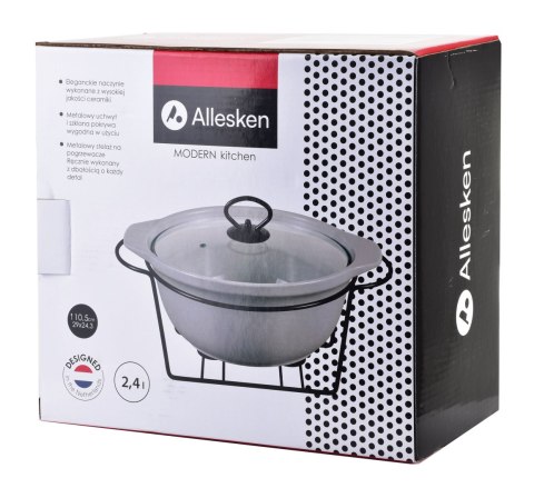 MODERN KITCHEN Naczynie z podgrzewaczem2,4l 29x24,3xH10,5cm MODERN KITCHEN Naczynie z podgrzewaczem2,4l 29x24,3xH10,5cm