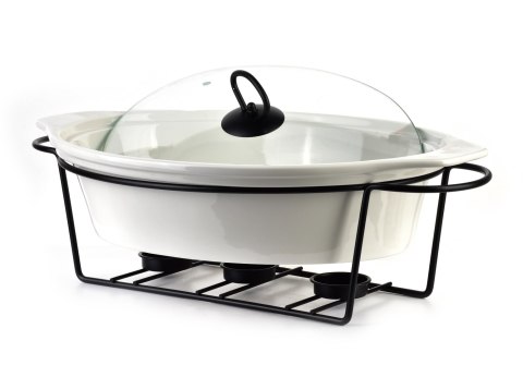 MODERN KITCHEN Naczynie z podgrzewaczem2,6l 38x26xH7,9cm MODERN KITCHEN Naczynie z podgrzewaczem2,6l 38x26xH7,9cm