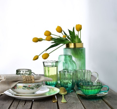 VINI Szklanka wysoka 450ml 8,5x8,5x15cm