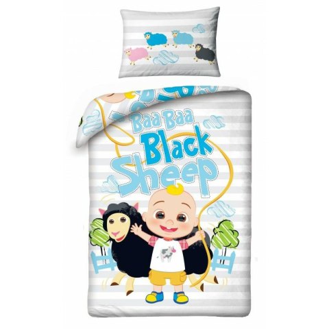 Pościel dziecięca 100x135 CoComelon do łóżeczka dwustronna poszewka 40x60 Halantex Pościel dziecięca 100x135 CoComelon do łóżeczka dwustronna poszewka 40x60 Halantex