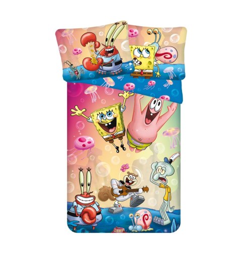 Pościel dziecięca 140x200 Sponge Bob party poszewka 70x90 Pościel dziecięca 140x200 Sponge Bob party poszewka 70x90