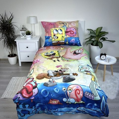 Pościel dziecięca 140x200 Sponge Bob party poszewka 70x90 Pościel dziecięca 140x200 Sponge Bob party poszewka 70x90