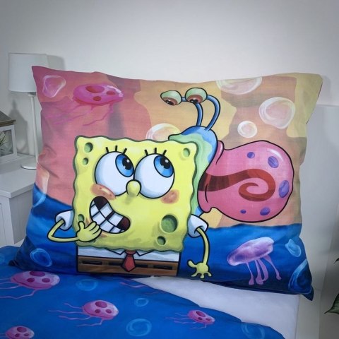 Pościel dziecięca 140x200 Sponge Bob party poszewka 70x90 Pościel dziecięca 140x200 Sponge Bob party poszewka 70x90