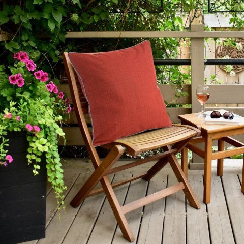 Poszewka Garden 3 45x45 pomarańczowa do ogrodu i na taras z tkaniny wodoodpornej Eurofirany Poszewka Garden 3 45x45 pomarańczowa do ogrodu i na taras z tkaniny wodoodpornej Eurofirany