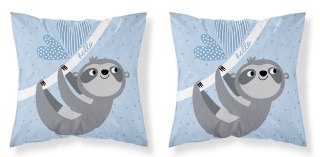 Poszewka bawełniana 40x40 Koala hello niebieska PSBA 21 A Mayamoo 26