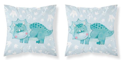 Poszewka bawełniana 40x40 Triceratops niebieski dinozaur niebieska dwustronna PSBA 27 B Mayamoo 26 Poszewka bawełniana 40x40 Triceratops niebieski dinozaur niebieska dwustronna PSBA 27 B Mayamoo 26