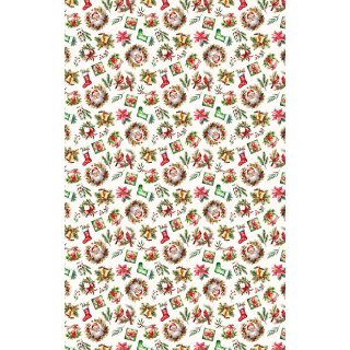 Obrus świąteczny 140x220 Świąteczny mix wielokolorowy PBN277/KSP/C09/140220/1