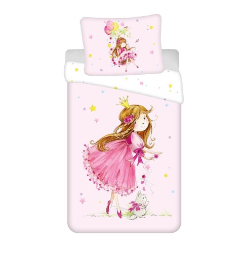 Posciel bawełniana 140x200 Wróżka różówa poszewka 70x90 JF24 Posciel bawełniana 140x200 Wróżka różówa poszewka 70x90 JF24