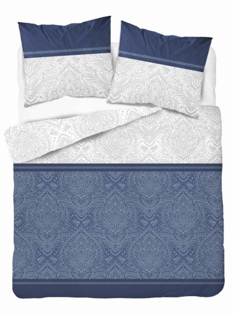 Pościel flanelowa 220x200 granatowa ornamenty 4950 A Flanela 2024 Pościel flanelowa 220x200 granatowa ornamenty 4950 A Flanela 2024