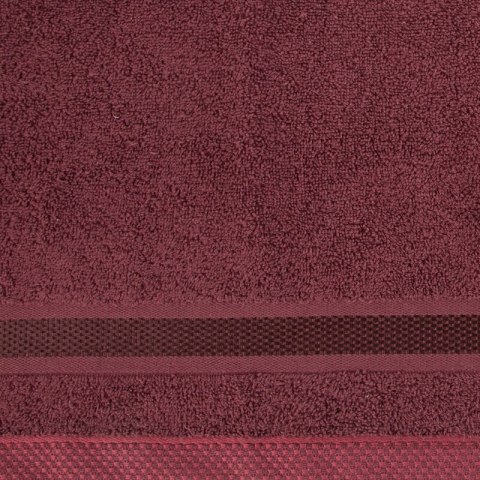 Ręcznik Abbie 40x60 bordowy 500 g/m2 frotte bawełniany Eurofirany Ręcznik Abbie 40x60 bordowy 500 g/m2 frotte bawełniany Eurofirany