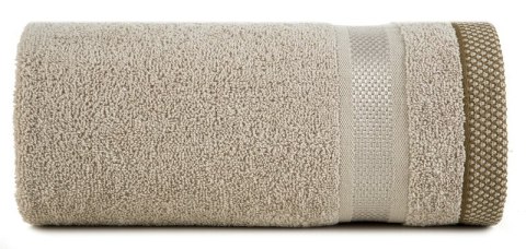Ręcznik Abbie 50x90 beżowy 500 g/m2 frotte bawełniany Eurofirany Ręcznik Abbie 50x90 beżowy 500 g/m2 frotte bawełniany Eurofirany