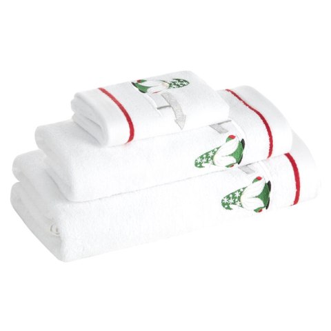 Ręcznik Gerda 1 70x140 biały zielony dziadek mróz świąteczny 450 g/m2 Eurofirany Ręcznik Gerda 1 70x140 biały zielony dziadek mróz świąteczny 450 g/m2 Eurofirany