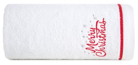 Ręcznik Gerda 3 50x90 biały Merry Christmas świąteczny 450 g/m2 Eurofirany Ręcznik Gerda 3 50x90 biały Merry Christmas świąteczny 450 g/m2 Eurofirany