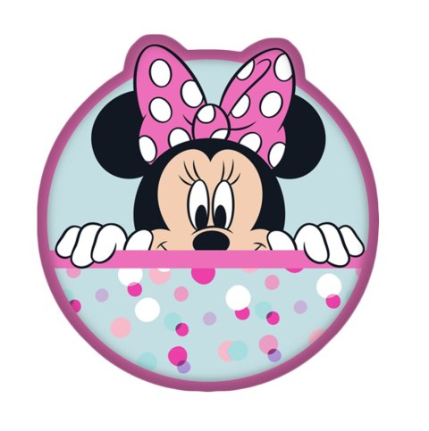 Poduszka dekoracyjna 35 cm Myszka Minnie miętowa różowa kształtka przytulanka Poduszka dekoracyjna 35 cm Myszka Minnie miętowa różowa kształtka przytulanka