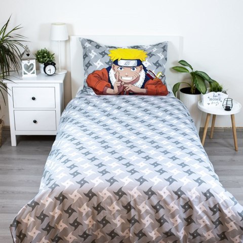 Pościel bawełniana 140x200 Naruto 2 szara kolorowa poszewka 70x90 JF24 Pościel bawełniana 140x200 Naruto 2 szara kolorowa poszewka 70x90 JF24