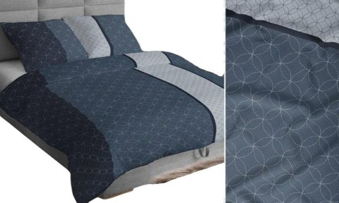 Poszewka bawełniana 40x40 grafitowa szara geometria paski 4894 B bawełna Max Poszewka bawełniana 40x40 grafitowa szara geometria paski 4894 B bawełna Max
