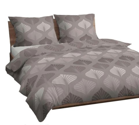 Poszewka bawełniana 40x40 beżowa liście zapinana na suwak 4831 A KARO Bawełna Max Poszewka bawełniana 40x40 beżowa liście zapinana na suwak 4831 A KARO Bawełna Max