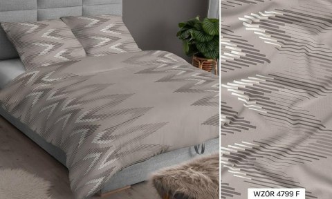 Poszewka satynowa 40x40 geometria beżowa zapinana na suwak 4799 F - Karo Satin 160 Poszewka satynowa 40x40 geometria beżowa zapinana na suwak 4799 F - Karo Satin 160