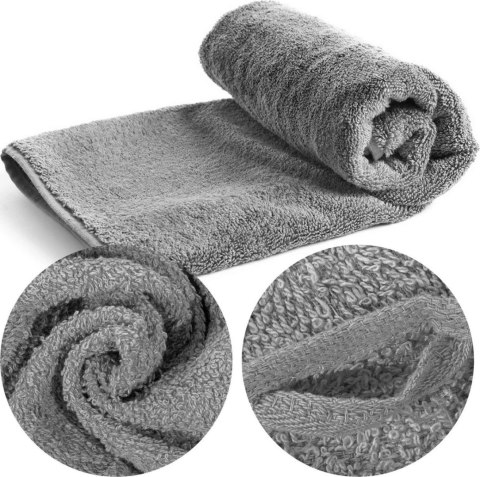 Ręcznik Gomez 70x140 stalowy bawełniany 500g/m2 Ręcznik Gomez 70x140 stalowy bawełniany 500g/m2