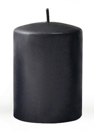 Świeca CLASSIC CANDLES Walec średni 7xh14cm parafinowa czarna Świeca CLASSIC CANDLES Walec średni 7xh14cm parafinowa czarna