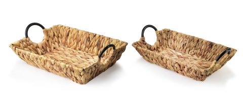 AMPARO Komplet 2 tac z uchwytami35x24x8/31x21x7cm AMPARO Komplet 2 tac z uchwytami35x24x8/31x21x7cm