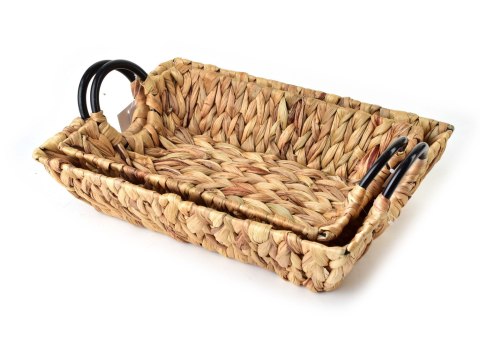 AMPARO Komplet 2 tac z uchwytami35x24x8/31x21x7cm AMPARO Komplet 2 tac z uchwytami35x24x8/31x21x7cm