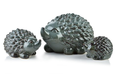 MAVE BLUE Figura jeż ceramiczny 15,5x11x9,5cm MAVE BLUE Figura jeż ceramiczny 15,5x11x9,5cm