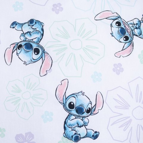 Pościel bawełniana 140x200 Lilo I Stitch Ohana biała niebieska poszewka 70x90 Jf24 Pościel bawełniana 140x200 Lilo I Stitch Ohana biała niebieska poszewka 70x90 Jf24