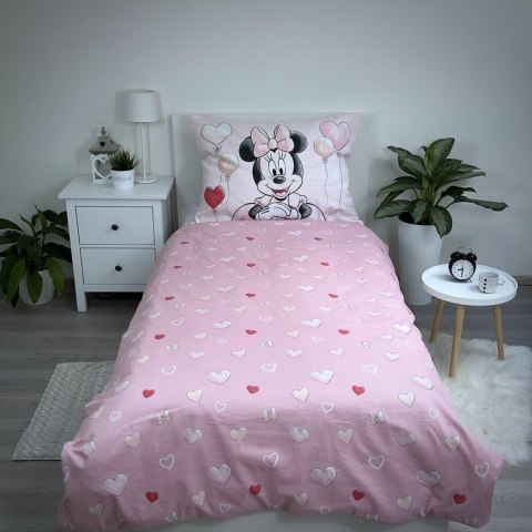 Pościel bawełniana 140x200 Minnie Balloon 02 poszewka 70x90