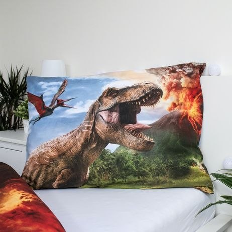 Pościel bawełniana 140x200 Park Jurajski dinozaur wulkan 6762 Jurassic Park poszewka 70x90 Pościel bawełniana 140x200 Park Jurajski dinozaur wulkan 6762 Jurassic Park poszewka 70x90