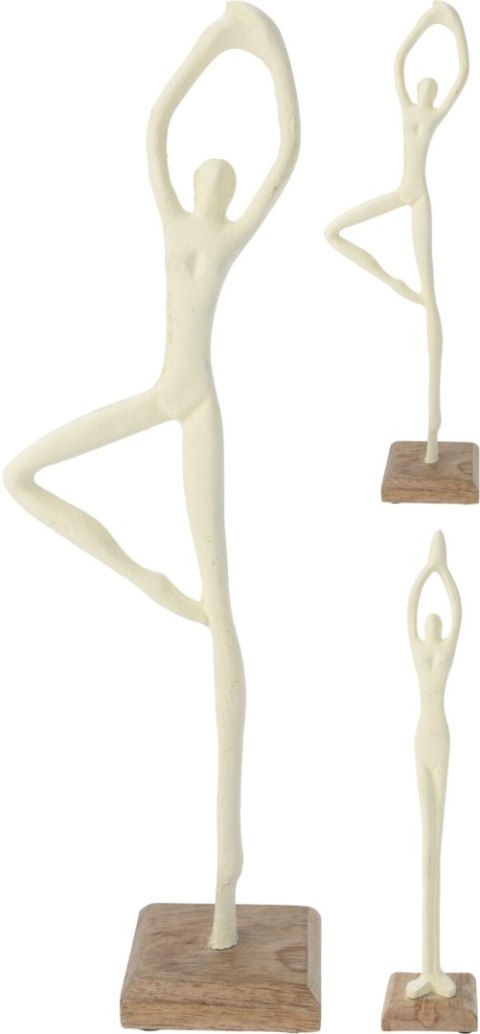RZEŹBA 36CM BIAŁA 2 RODZAJE