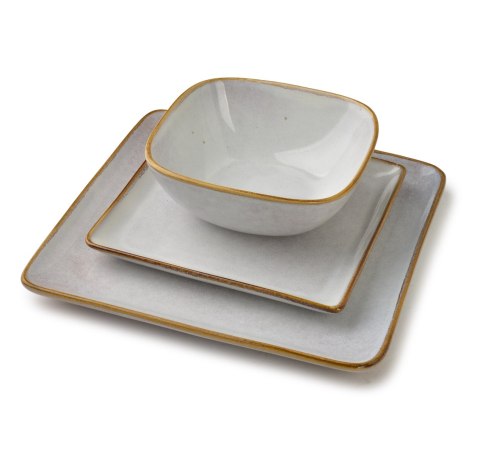 BASIC NATURE Talerz kwadrat 24,5x24,5cm BASIC NATURE Talerz kwadrat 24,5x24,5cm