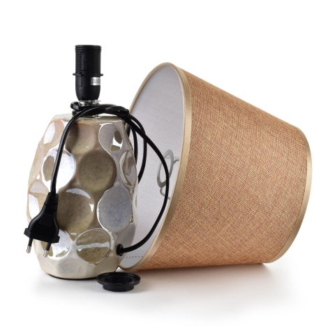 LETI BEIGE Lampa stołowa 11x11x33,5cm LETI BEIGE Lampa stołowa 11x11x33,5cm