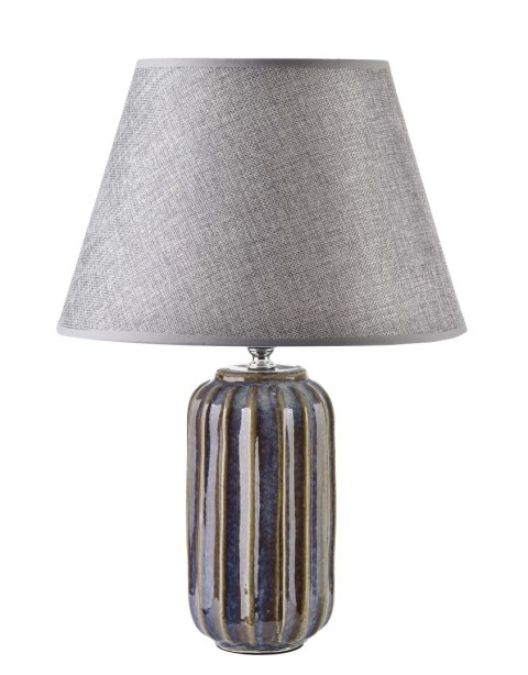 LETI GREY Lampa stołowa 10x10x41cm LETI GREY Lampa stołowa 10x10x41cm