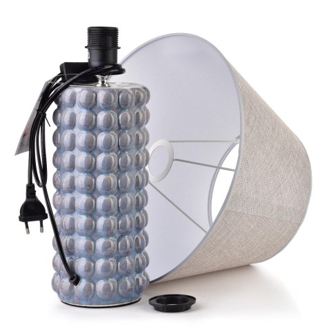LETI GREY Lampa stołowa 11x11x50cm LETI GREY Lampa stołowa 11x11x50cm