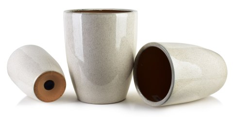 NEVA NATURE Komplet 3 osłonek ceramiczn XL:40x40x49/ L:32x32x45/ M:26x26x41cm NEVA NATURE Komplet 3 osłonek ceramiczn XL:40x40x49/ L:32x32x45/ M:26x26x41cm