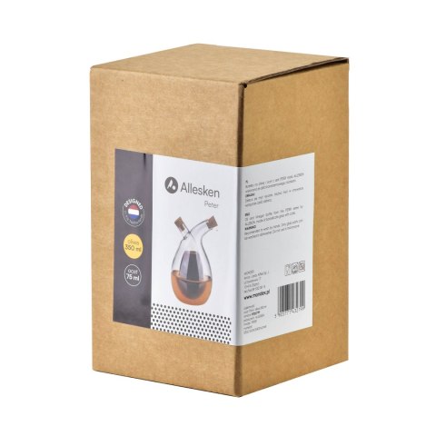 PETER Butelka na oliwę 350ml,ocet 75ml10x10xh16cm PETER Butelka na oliwę 350ml,ocet 75ml10x10xh16cm