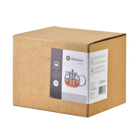 PETER Dzbanek 1000ml srebrny filtr PETER Dzbanek 1000ml srebrny filtr