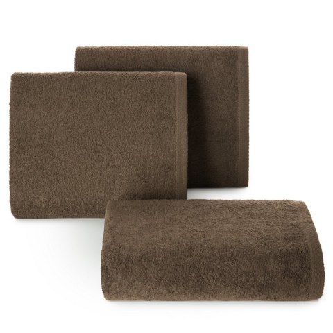 Rękawica kąpielowa frotte bawełniana 400 g/m² - brązowa - Mono