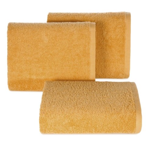 Rękawica kąpielowa frotte bawełniana 500 g/m² - musztardowa - Mono