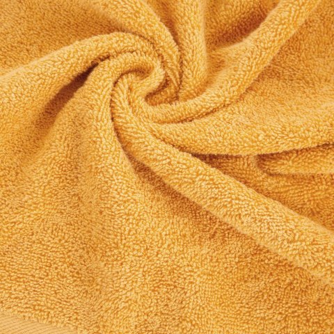 Rękawica kąpielowa frotte bawełniana 500 g/m² - musztardowa - Mono
