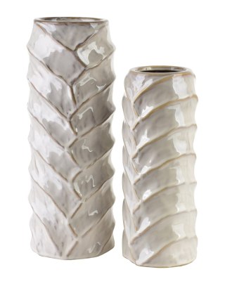 TALLIE BEIGE Wazon 11,5x7,5x28,5cm
