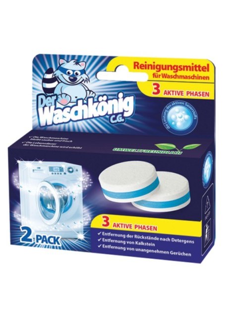 WASCHKONIG Czyścik do pralki w tabletkach 2szt 80g WASCHKONIG Czyścik do pralki w tabletkach 2szt 80g